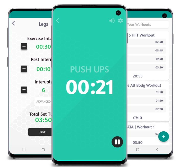 Sets, Reps, Interval: Timer